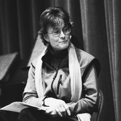 Black and white photo of Ann Batchelor Hursey
