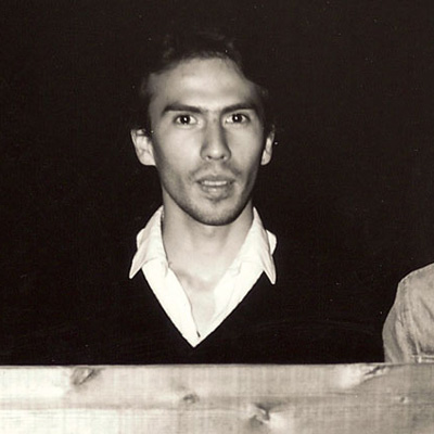 Black and white photo of Bob Barraza