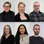 Portraits of Hillary Behrman, Asha Dore, Bill Hollands, Jenny Harrington Lill, Monique Ouk, and Connor Watkins-Xu