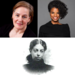 Portraits of Sheila Bristow, Ellaina Lewis, and Angelina Weld Grimké.