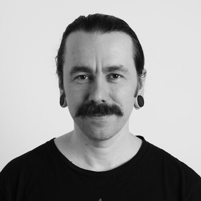 Black and white portrait of Aubrey Birdwell