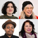 Portraits of Gabriella Garcia, Ruth Marie Tomlinson, Rasheena Fountain, and Maiah A Merino