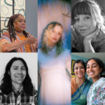 Portraits of Kathya Alexander, Alec Estes, Old Man of the Woods, Clara Ritger, and Anika Tara & Shahana Dattagupta